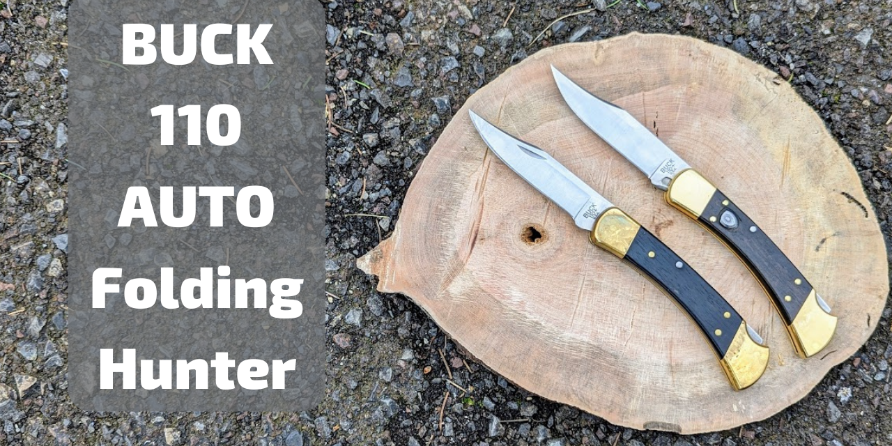 BUCK 110 Auto Folding Hunter vs non-auto | knife comparison