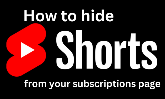 Hide YouTube Shorts From Subscription and Search Pages