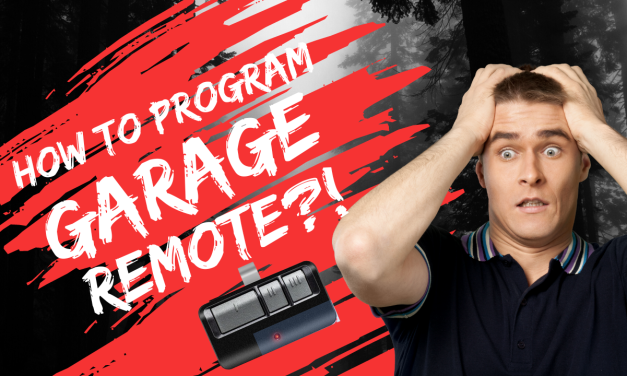 How To Program Your Garage Door Remote | Right to the point!